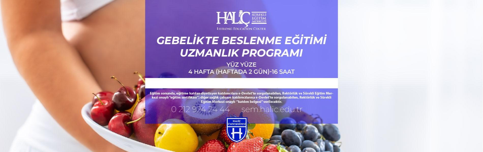 Gebelikte Beslenme Eğitimi Uzmanlık Programı
