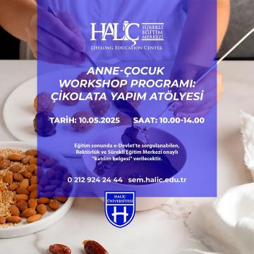 Anne-Çocuk Workshop Programı: Çikolata Yapım Atölyesi