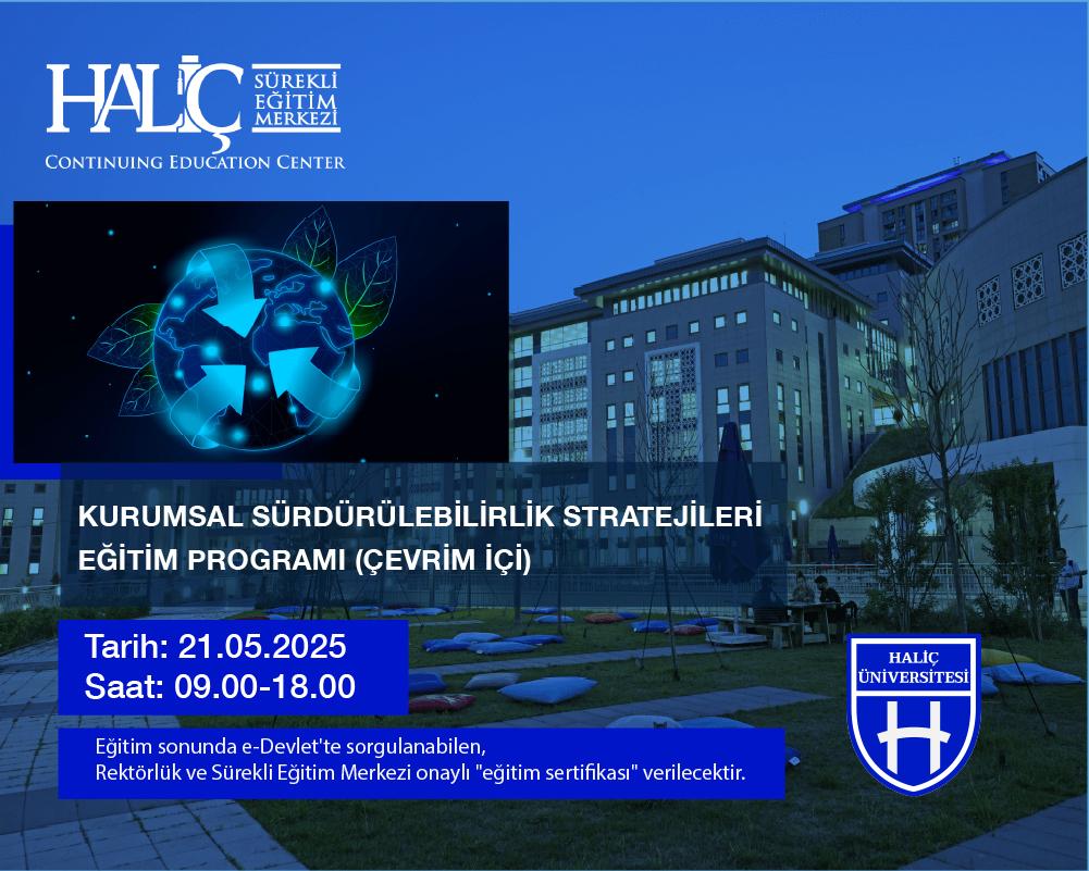 Kurumsal Sürdürülebilirlik Stratejileri Eğitim Programı (Çevrim İçi)