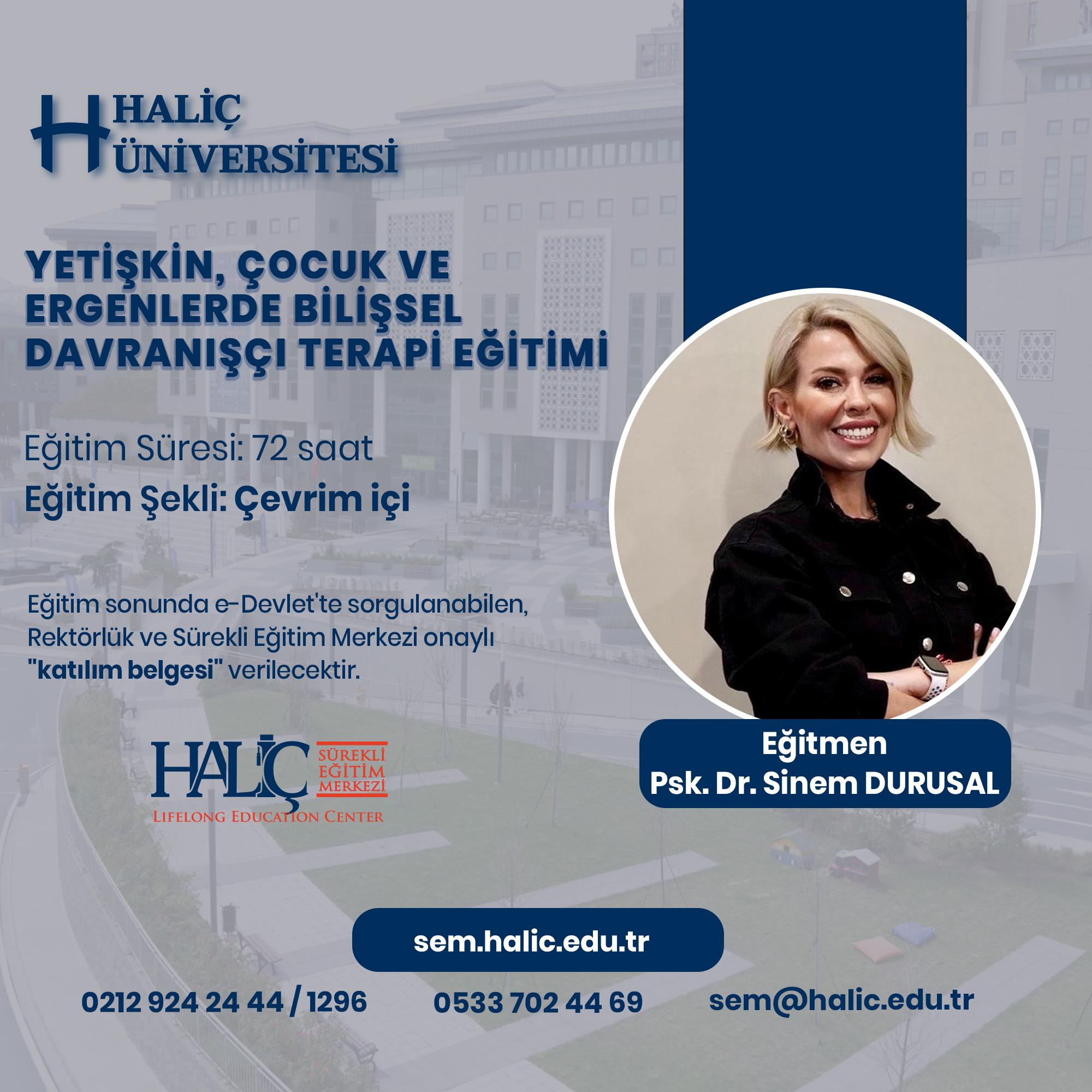 Yetişkin, Çocuk ve Ergenlerde Bilişsel Davranışçı Terapi Eğitimi