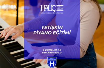16 Haftalık Yetişkin Piyano Eğitimi 2026 – Haliç Üniversitesi SEM