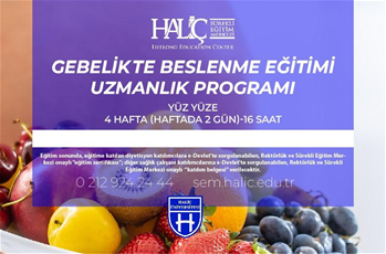 Gebelikte Beslenme Eğitimi Uzmanlık Programı
