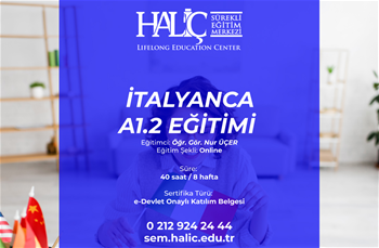 İtalyanca A1.2 Eğitimi